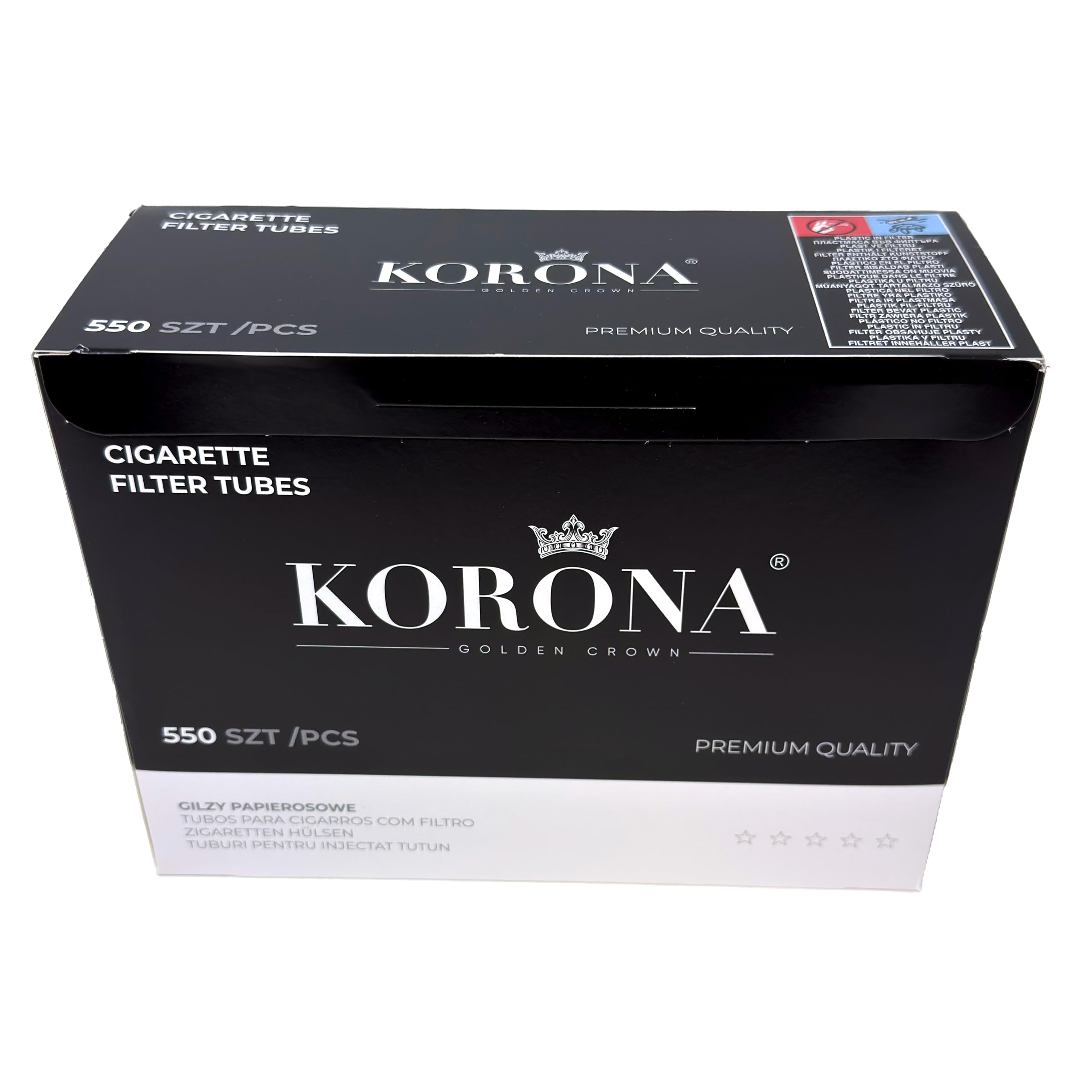 Korona Regular Empty Filter Tubes