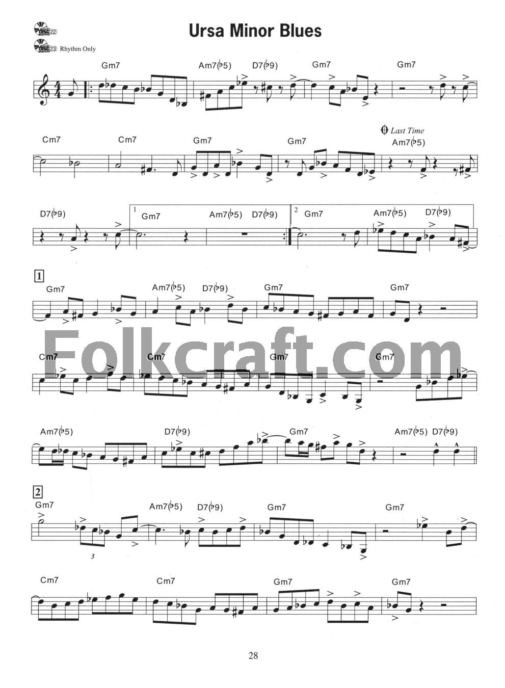 Essential Jazz Etudes...The Blues for Trumpet