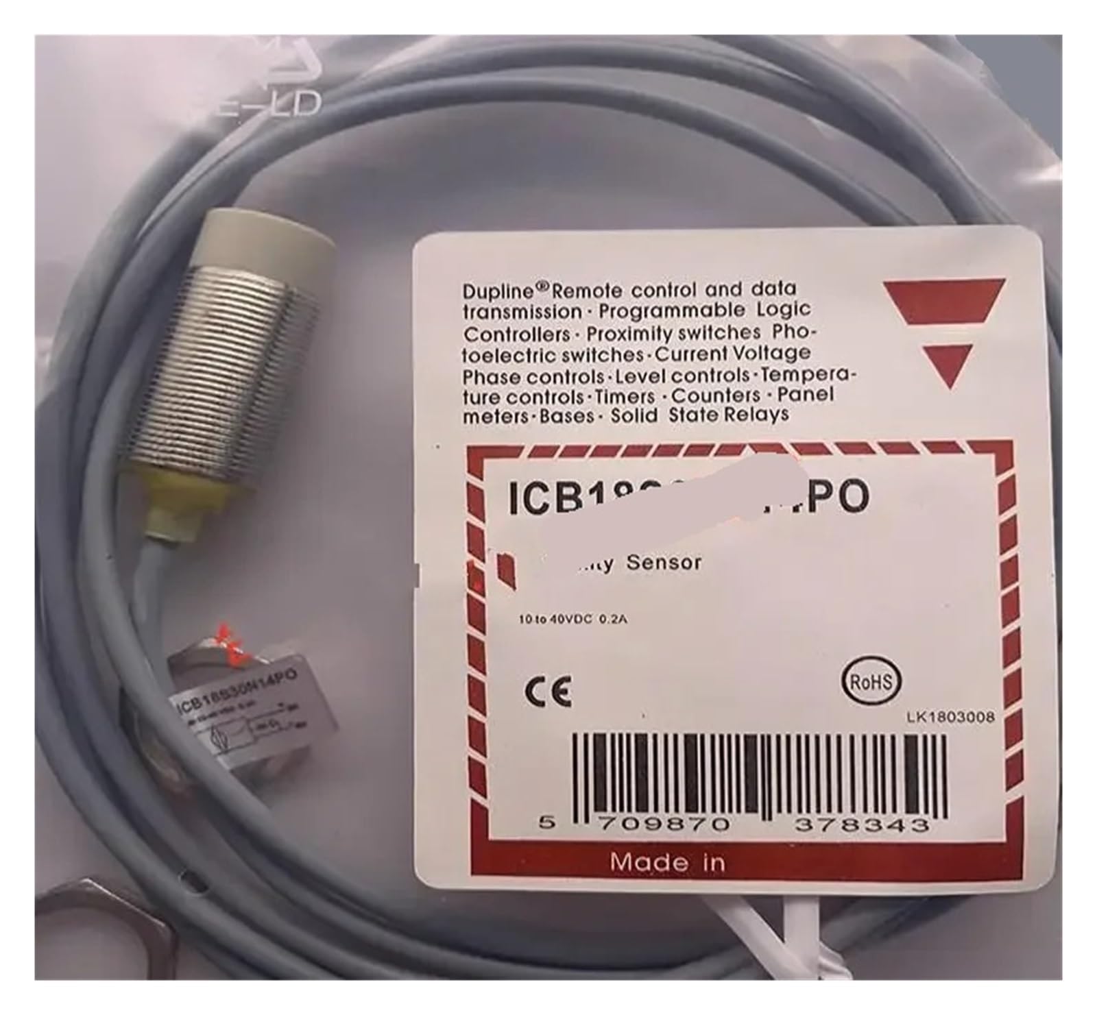 BALYDLUL 2pcs proximity switch ICB18S30N14PO ICB18S30N14PC(Other consult)