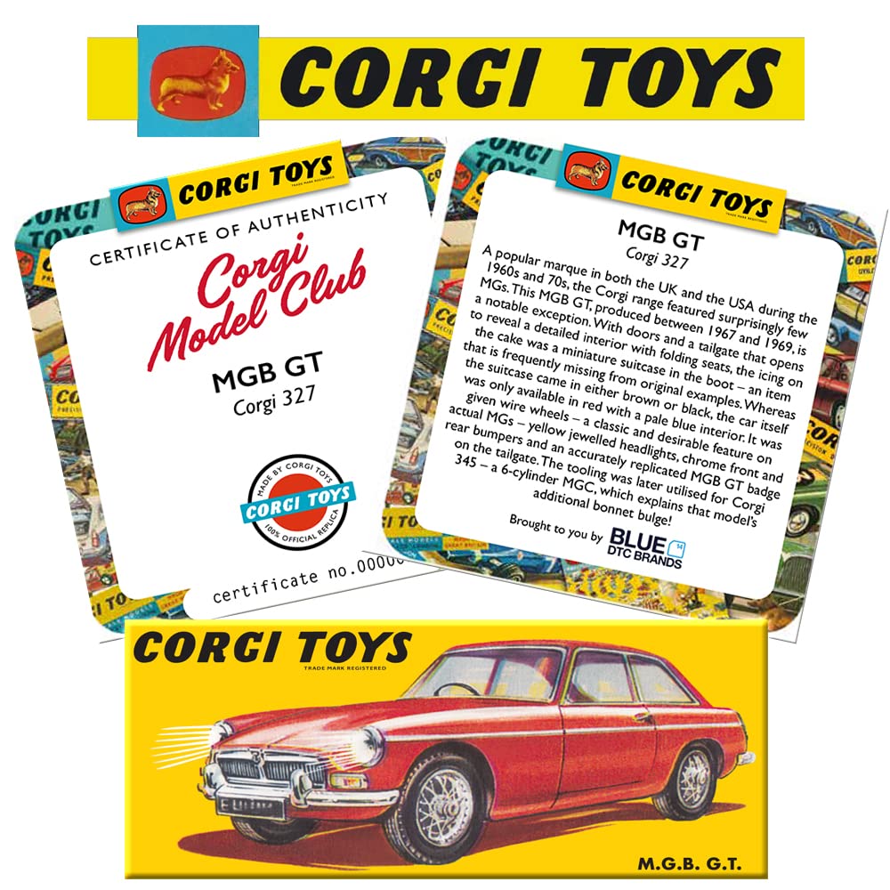 Corgi Model Club 327 - MGB GT