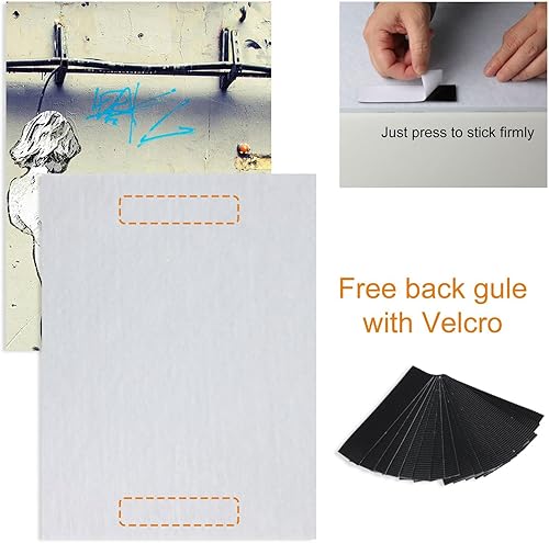 Miniatura 7 de HLJ ART Paneles de pared insonorizados Paneles acústicos artísticos con relleno absorbente a prueba de sonido, paquete de 8 unidades de tratamiento