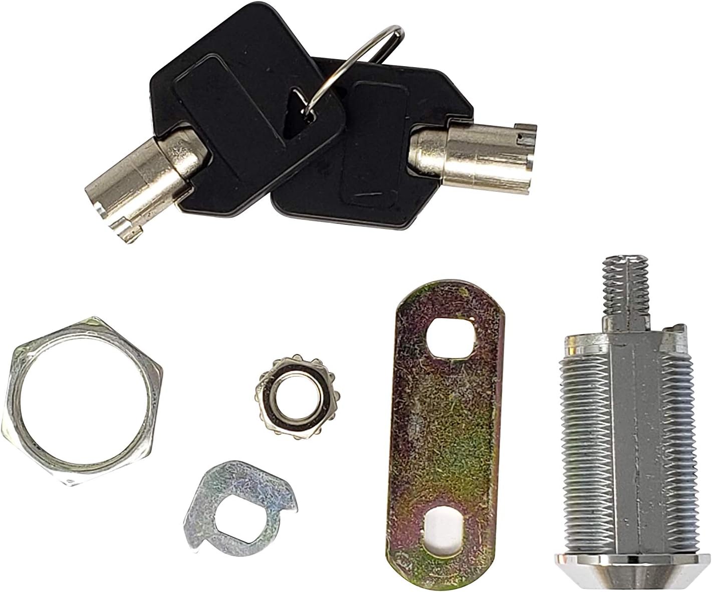 Flash Sale Admiral Locks Tubular Cam Lock, Keyed Alike Removable Key (1-1/4 Inch 90°, Chrome Pack of. 25)