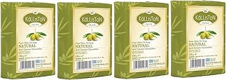 4x Olivenöl Seife Traditional "Natural" von Kalliston aus Griechenland Kreta 100 gr Olivenölseife Olive Oil Soap