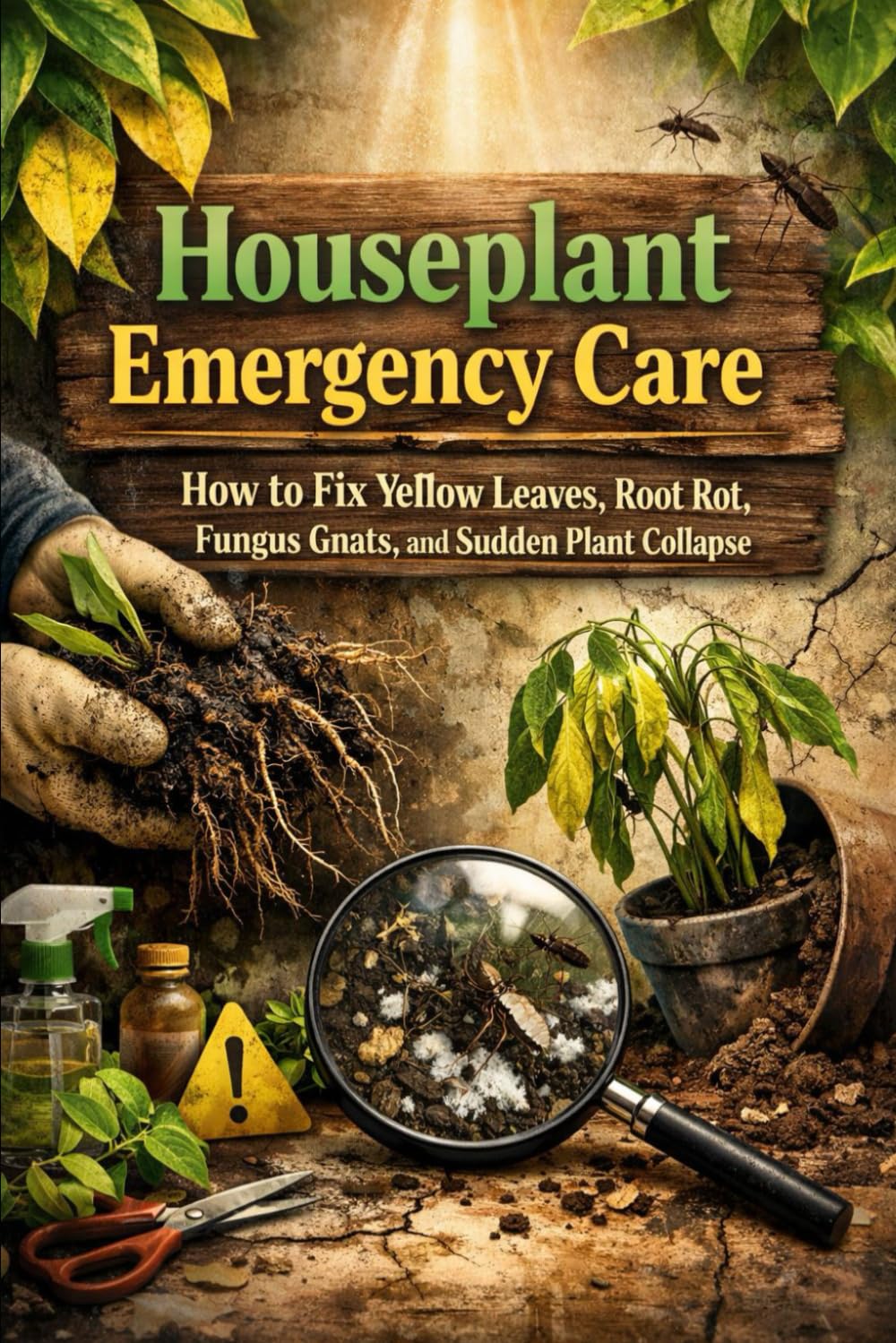 Houseplant Emergency Care: How to Fix Yellow Leaves, Root Rot, Fungus Gnats, and Sudden Plant Collapse