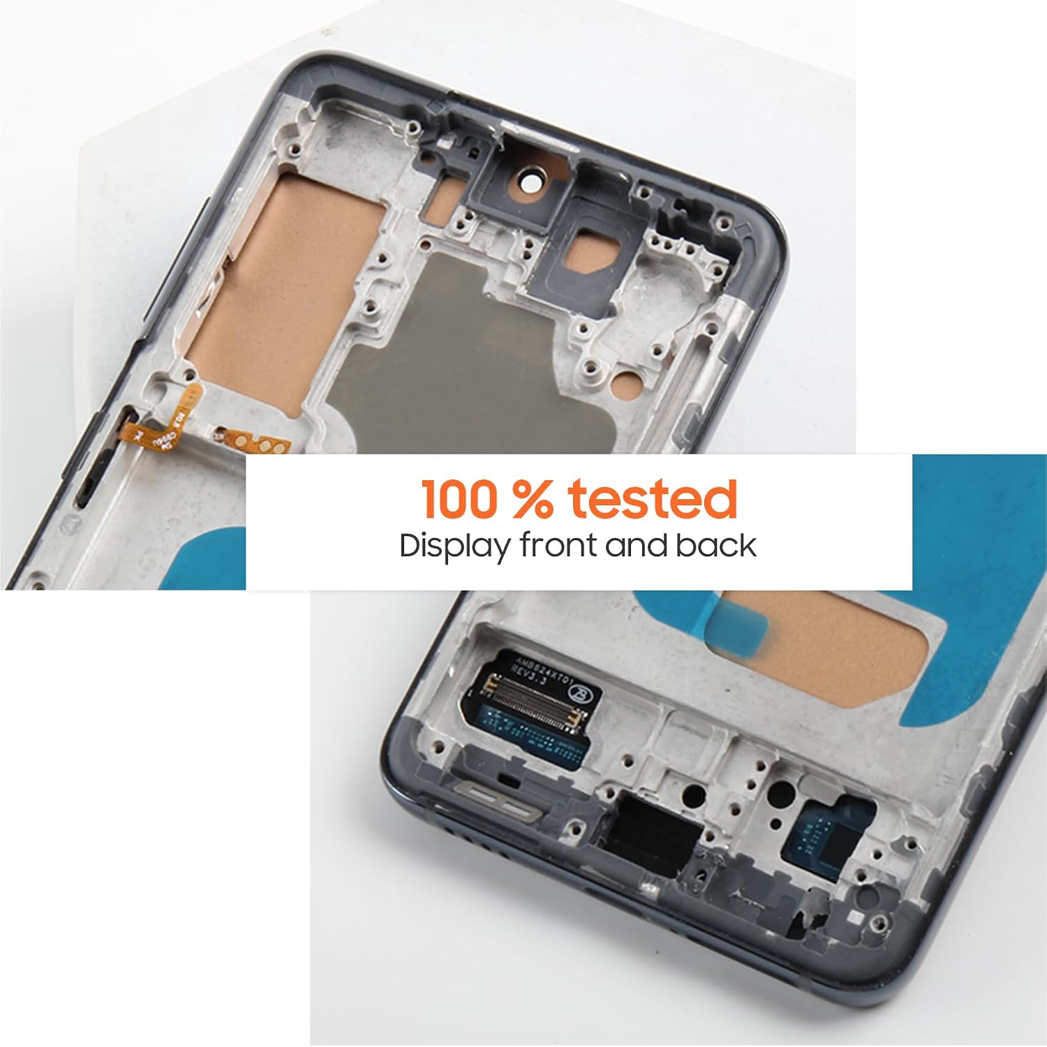Not Original Screen for Samsung Galaxy S21 5G Screen Replacement for Samsung G991 LCD Screen SM-G991B,SM-G991U Touch Display Digitizer Assembly Repair Parts with Frame(Black No Figerprint Function)