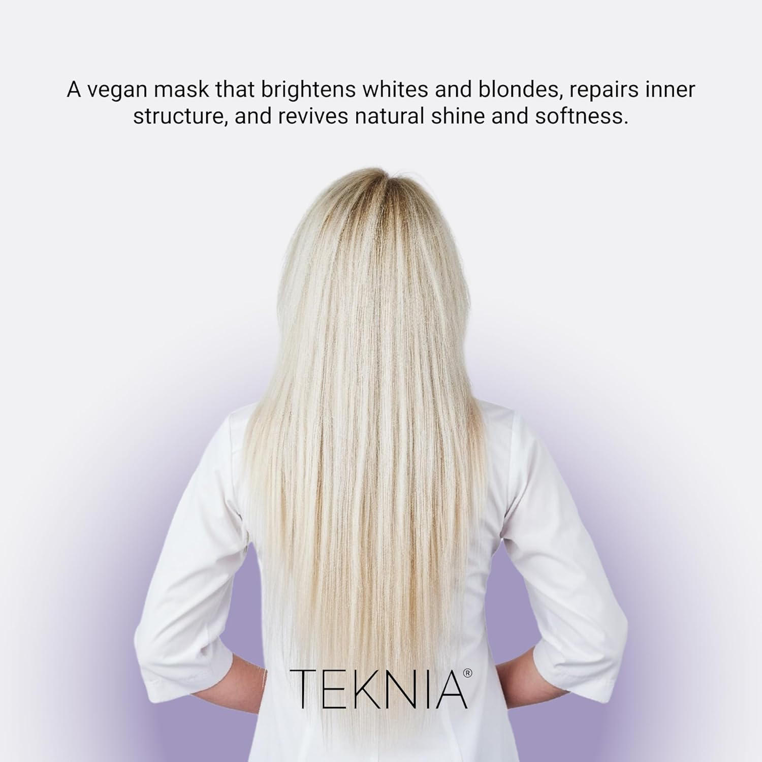 LAKMÉ Teknia White Silver Hair Mask, Brightening Hair Mask for Blondes & Bleached Hair, 8.5 Fl Oz - Image 7
