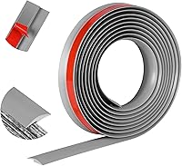 Vista 1 de Tira de transición de piso autoadhesiva de 20 pies, tira de borde de alfombra a azulejo, tiras de umbral de PVC, pelar y pegar tira de unión de piso