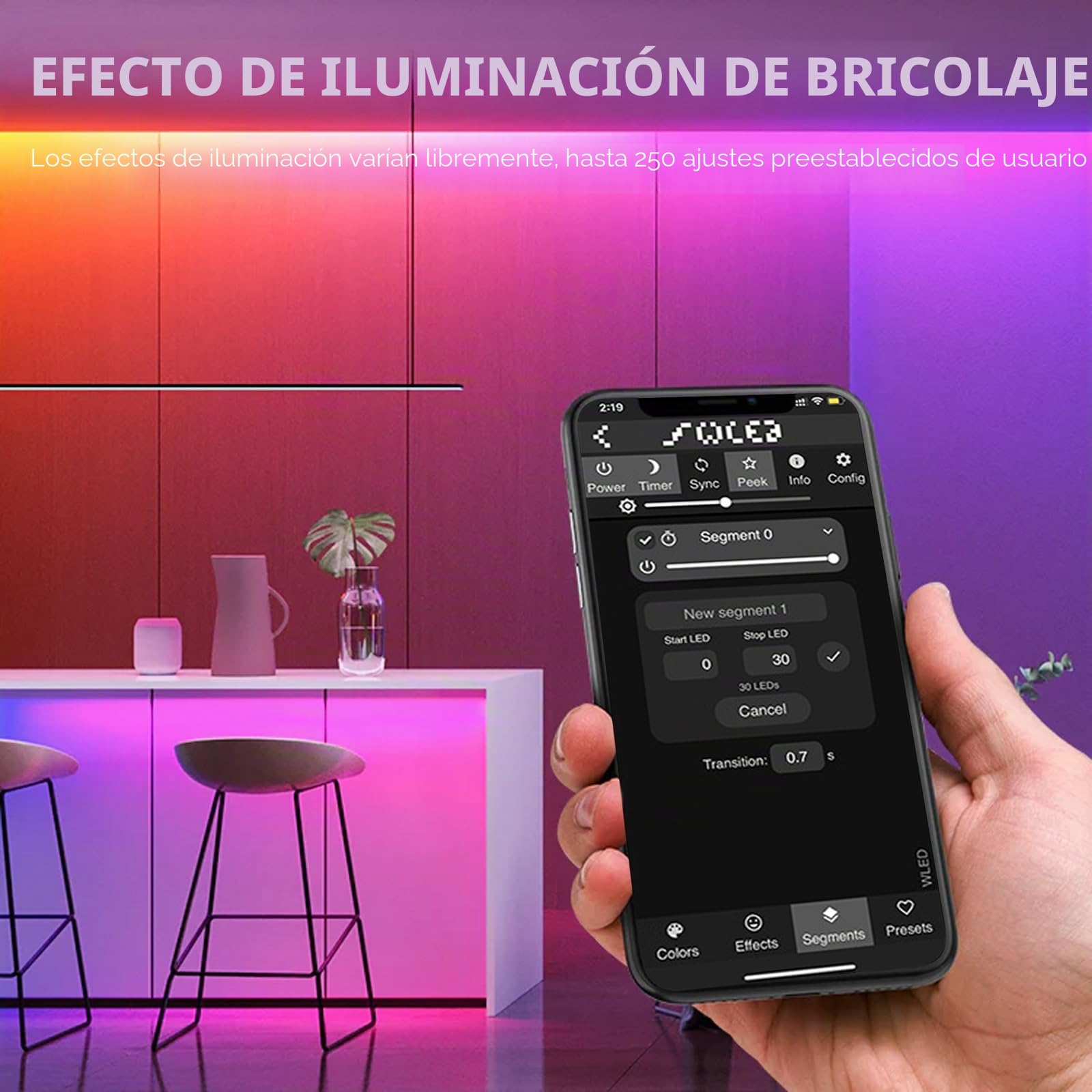 Controlador Wled ESP32, controlador WLED GL-C-010WL-D, control de luz de tira digital con función MIC, tira direccionable Esp32 con descarga de micrófono WS2811 2812B 2813 2815 GS8208 SM16703PSK6812