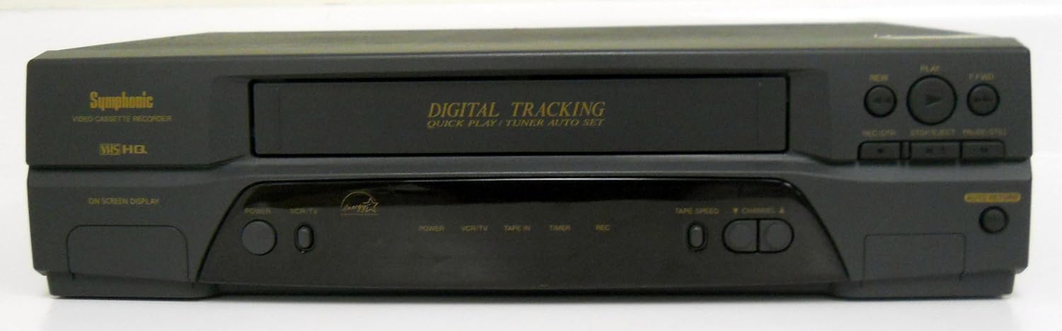 Symphonic SL2920 Video Cassette Recorder Player VCR w/ Digital Tracking