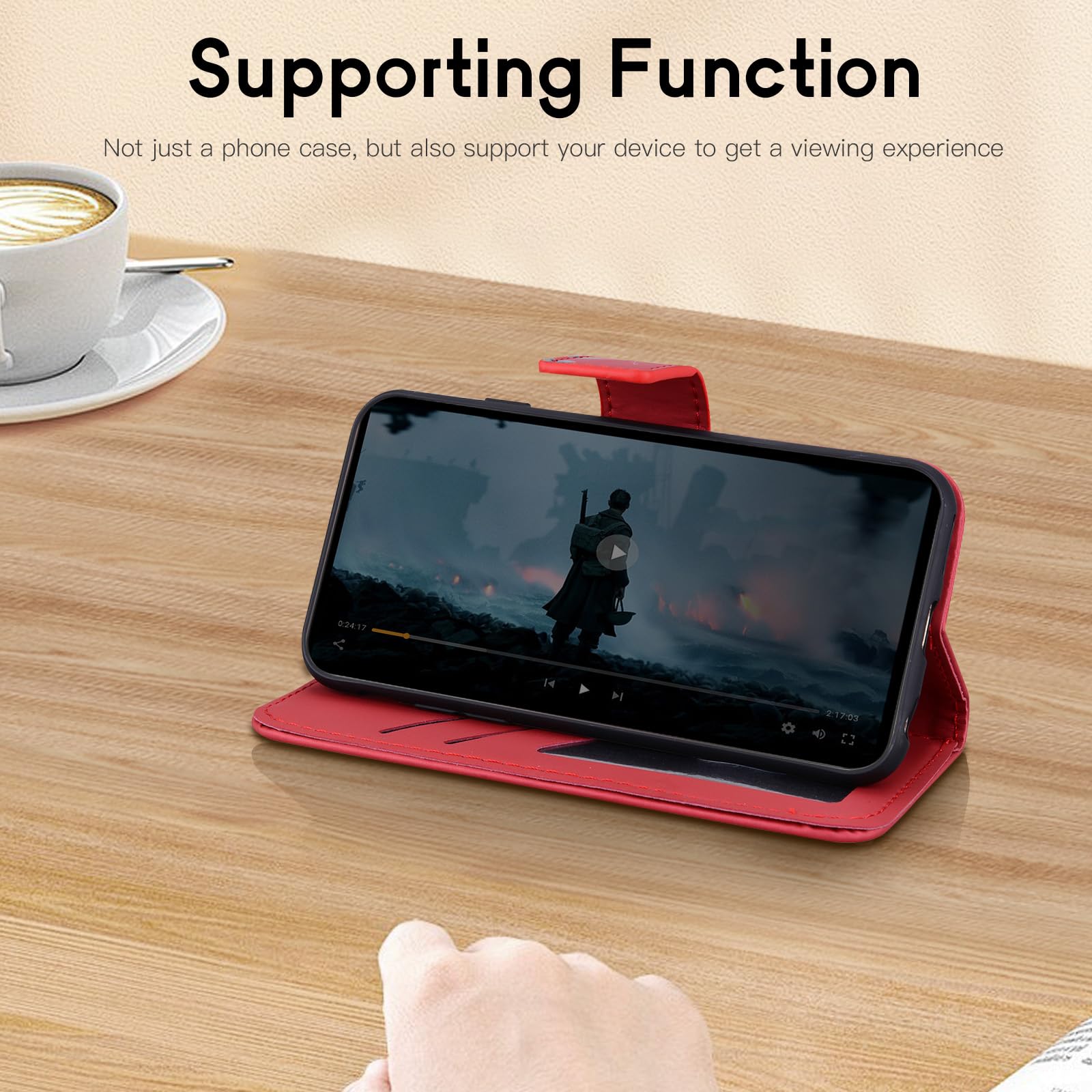 Etui Motorol Kompatybilny z Motorola Edge 50 Neo, Magnetyczny Portfel
