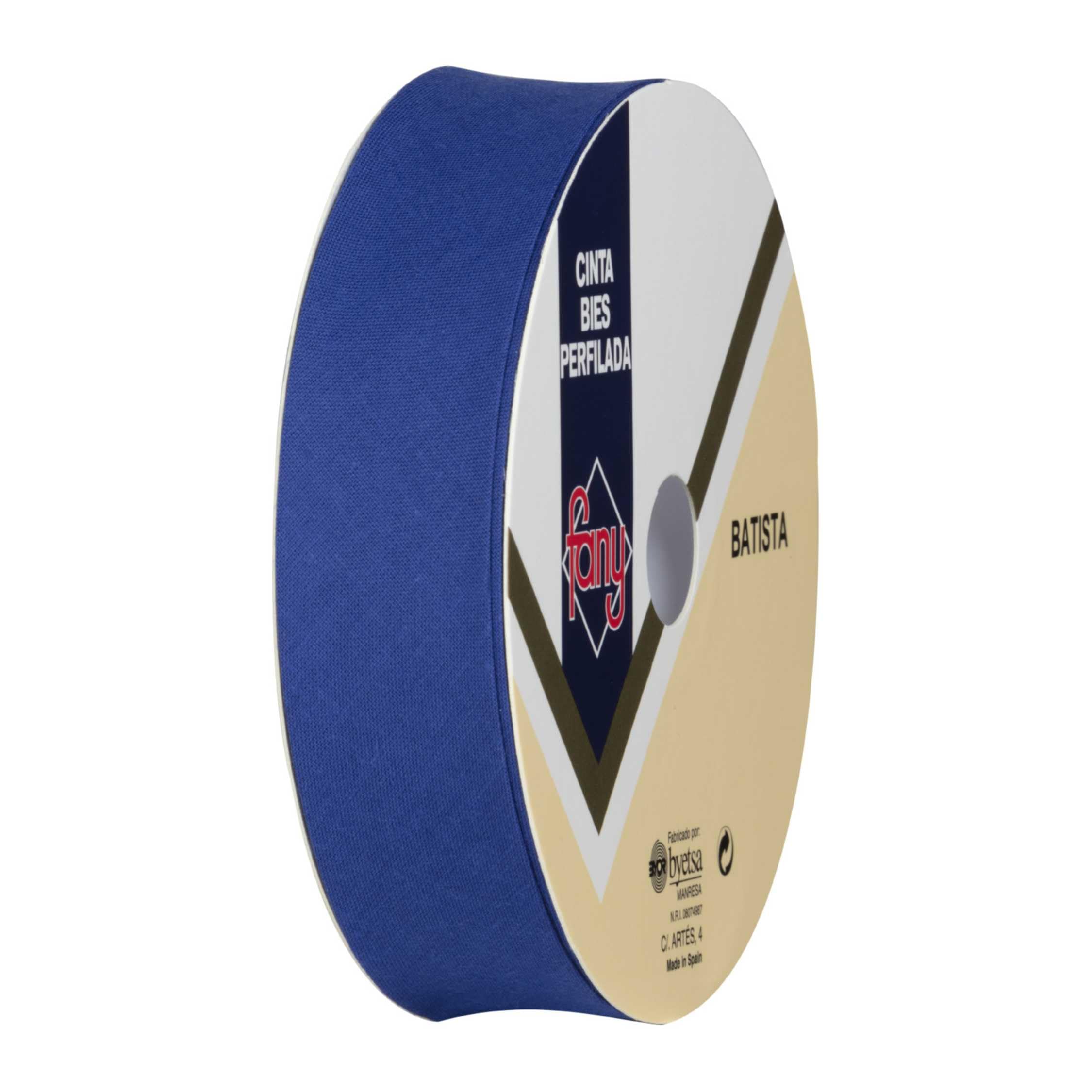 Discover Lifestyle & Fashion Fabrics Bias Binding Tape Polycotton Poly Cotton Sewing Piping Bunting Decorative Trim Edging Hemming Huge Colour Range | 25mm Wide (25 Metre Roll, Electric Blue)