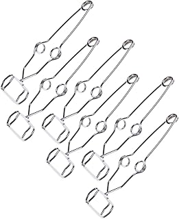 Lot of 6 Pieces A2ZSCILAB Spring Steel Test Tube Clamp Holder, 14.5cm Length