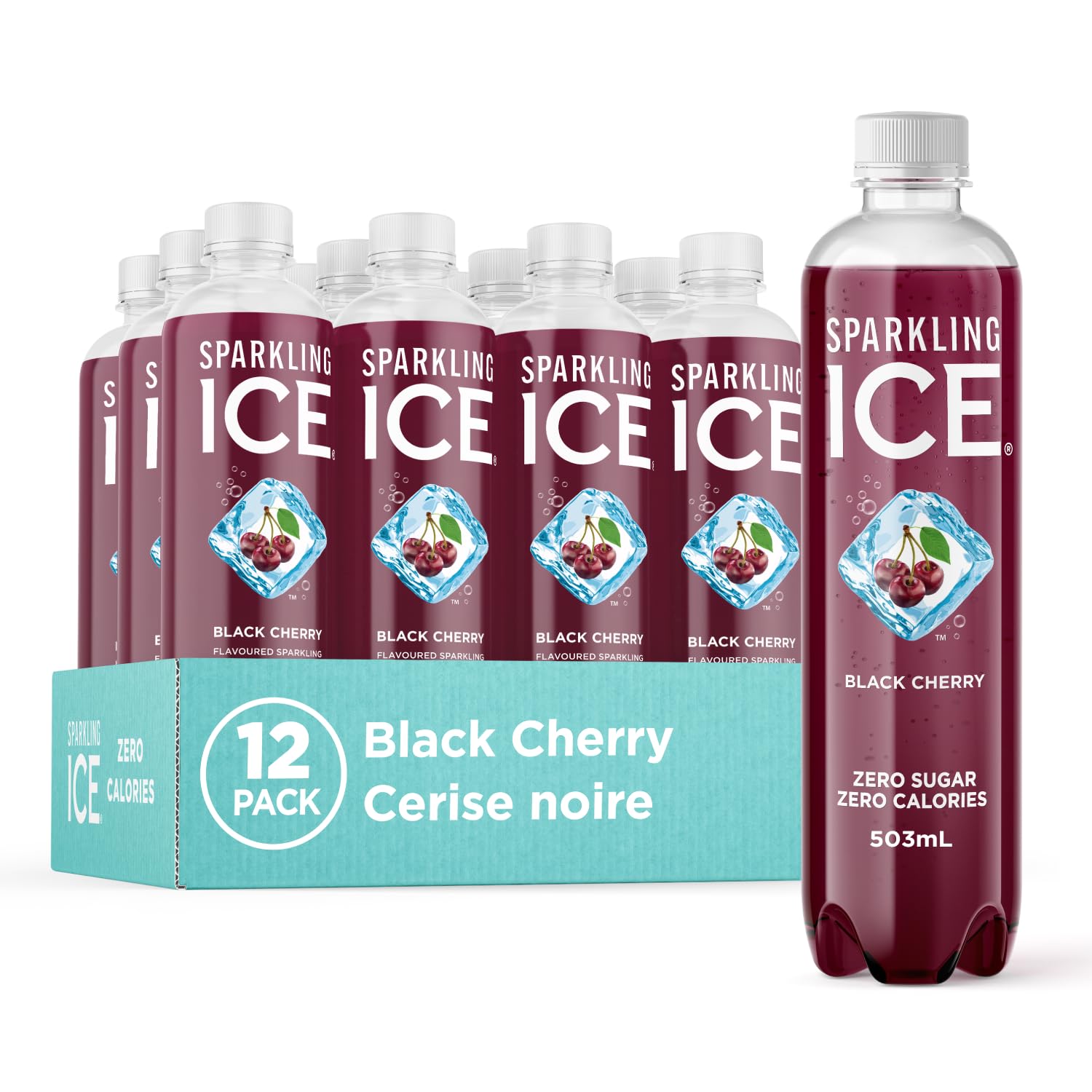 Sparkling Ice Black Cherry Flavoured Sparkling Water