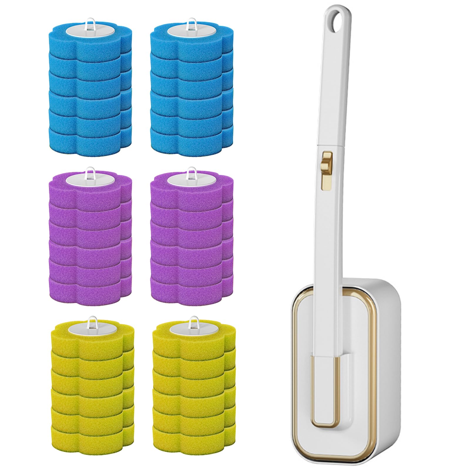 Brosse de toilette jetable murale pour optimiser l'espace et la propreté de vos WC modernes