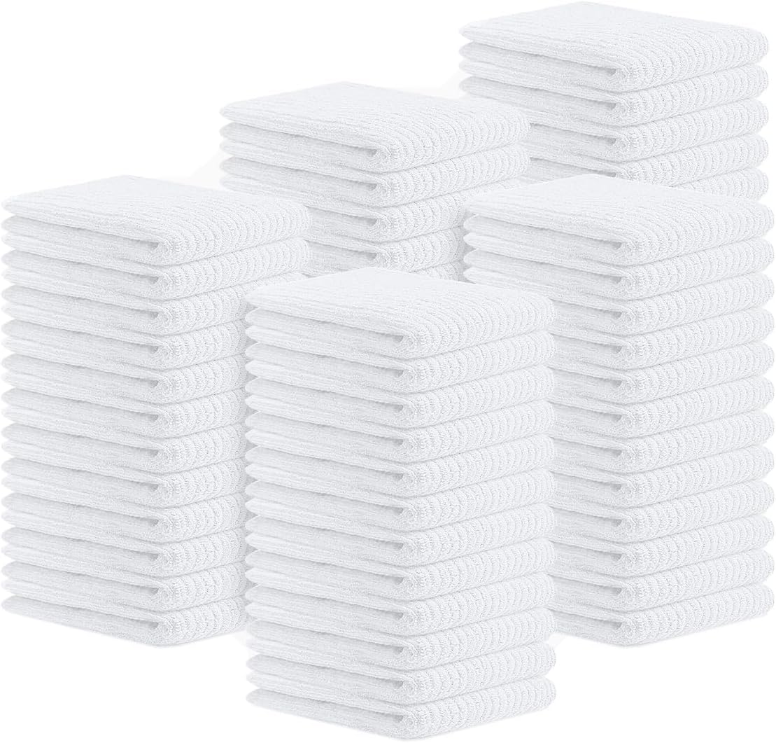 Avalon Towels Ribbed Bar Mop Towels (Value Pack of 60) Size