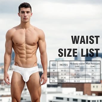 Men's Thong Underwear, Breathable Cotton Low Rise Bulge Enhancing Underwear Brief Ultra Soft Underpants for Men