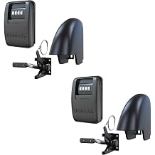 Yardlock Keyless Gate Lock   Secure Fence Lock and Latch   Strong Durable System XLB   Black Heavy Duty   2-Pack