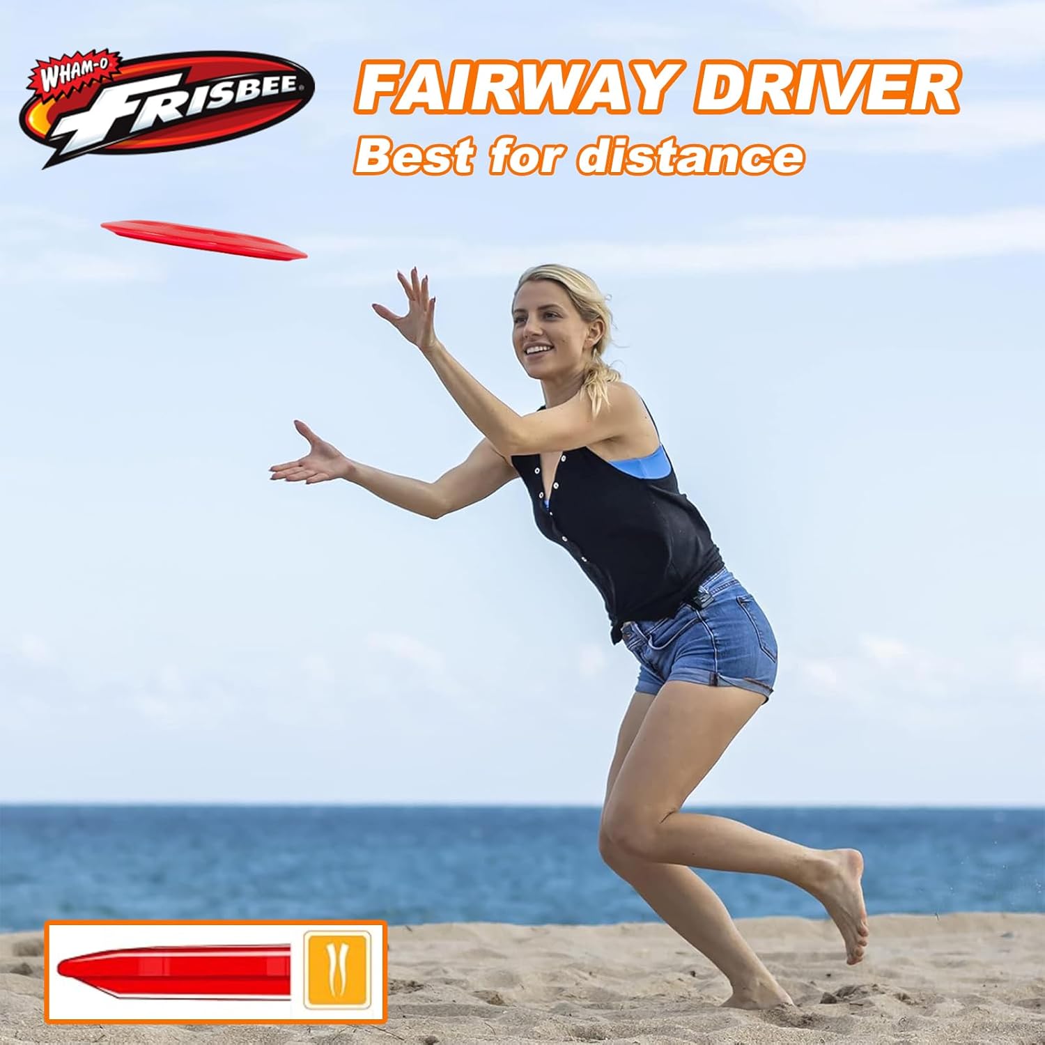 Wham-O Frisbee Disc Golf Set Includes Driver, Mid-Range & Putter, PDGA Approved Golf Disc Toss Game Set 3 Pack Outdoor Disc Game for Recreation Play Backyard Beach Park Tailgates