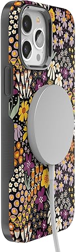 Miniatura 1614 de Casely Funda para iPhone 13 Pro Max Jardín dorado Floral de girasol amarillo Compatible con MagSafe Diseño protector audaz Jardín Dorado