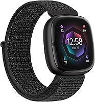 Vista 1 de Correas de nailon compatibles con Fitbit Versa 4/Sense 2/Versa 3/Fitbit Sense, correa de repuesto ajustable deportiva suave transpirable