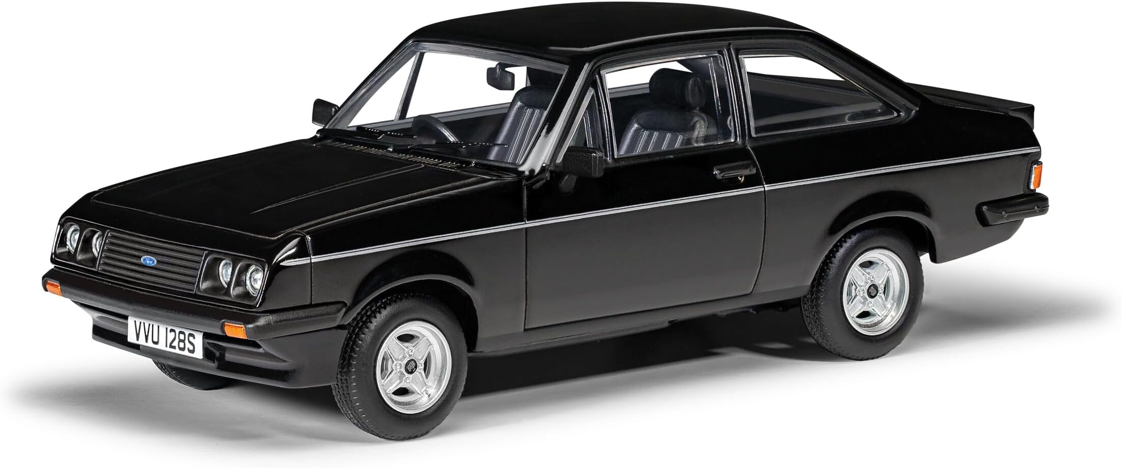 Corgi VA14906 Ford Escort Mk2 RS2000 Custom, Black Corgi - Vanguards Die-Cast Collectible Model