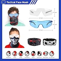 Vista 3 de Paquete de 8 kits de chaleco táctico para pistolas Nerf N-Strike Elite Series para niños de cumpleaños de guerras de armas, juegos de sótano o patio