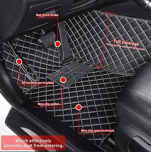 Miniatura 2 de JONGIA Alfombrillas personalizadas para el 99.98 % de los sedán, SUV, deportivos, para todo tipo de clima, de cuero, cobertura completa,