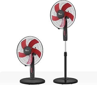 ULTRON Fivesta 2 in 1 Pedestal & Table Fan (16 Inch) | 65W Powerful Motor | 70 CMM Air Delivery | 5 Blade Sweep | Thermal Price In India