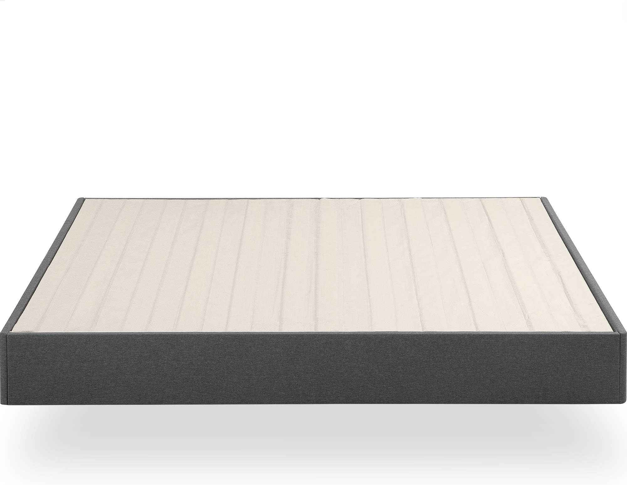 ZINUS Upholstered Metal and Wood Box Spring / 9 Inch