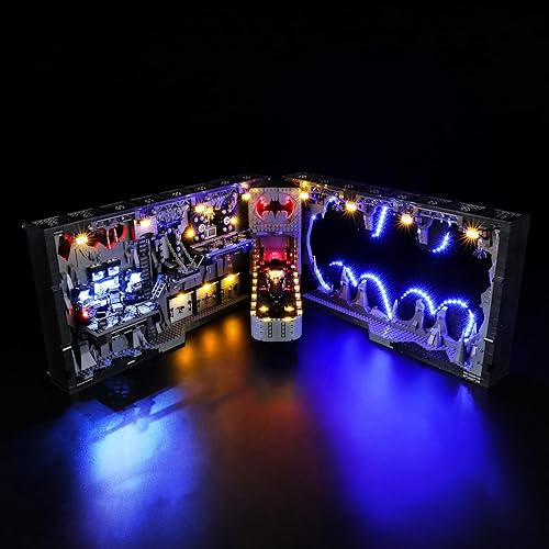 Miniatura 5 de LIGHTAILING Luz para Lego- 76252 Batcave Shadow-Box Kit de iluminación LED compatible con el modelo de bloques de construcción Lego NO incluido