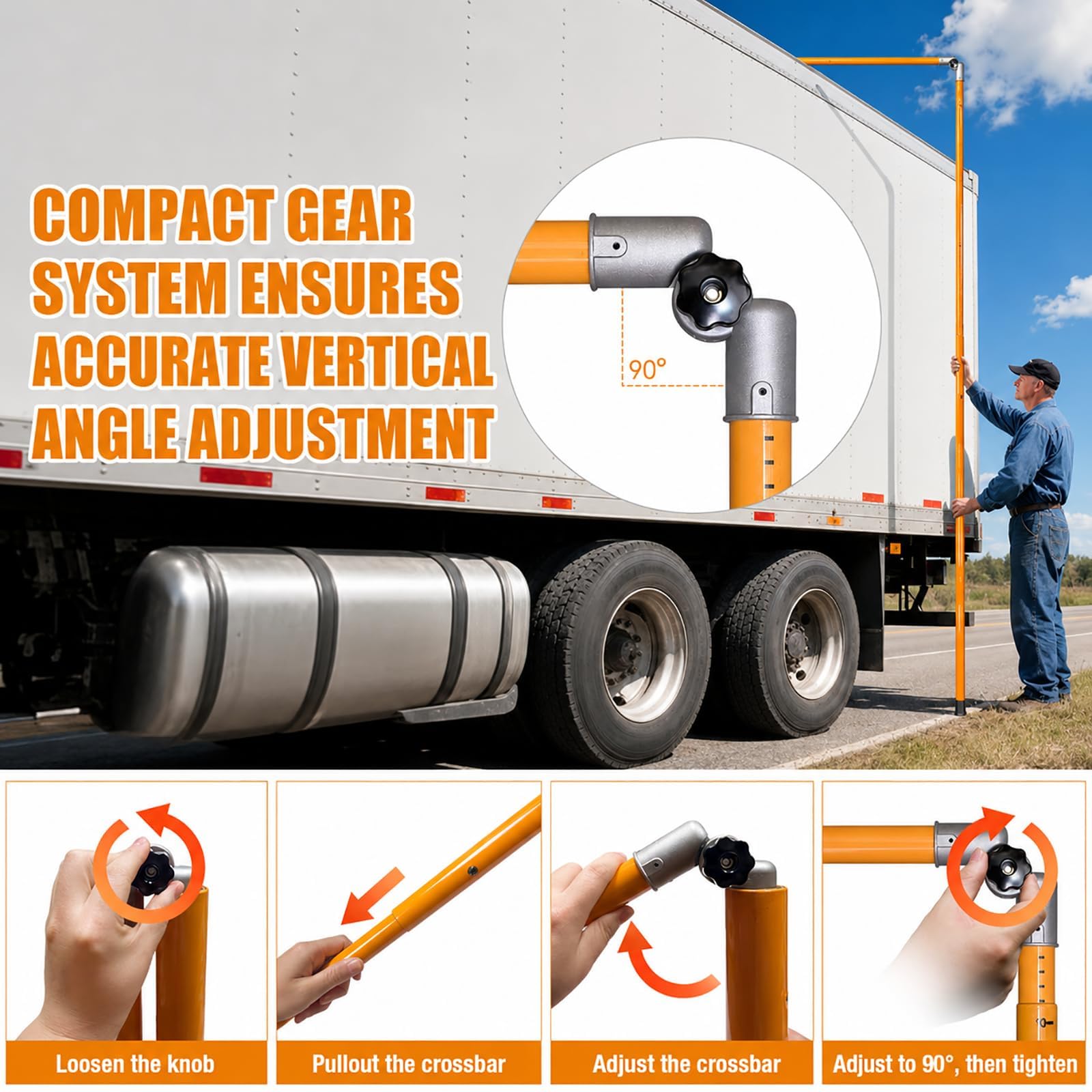 20FT Load Height Stick - Truck & Trailer Measurement -3
