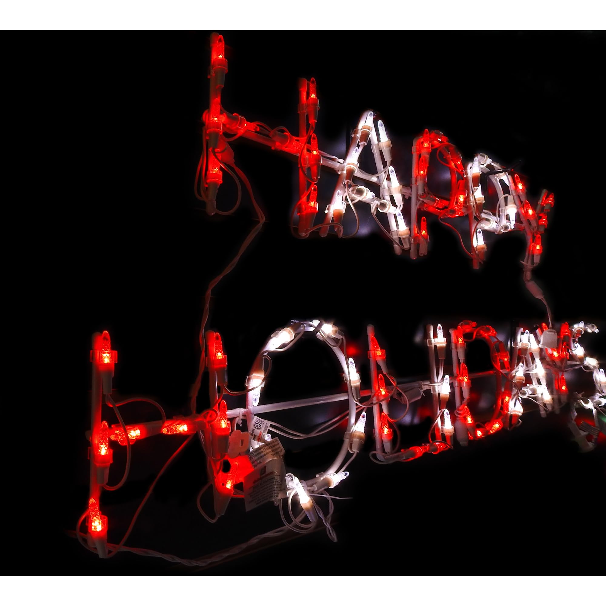 Amazon.com: LED Lighted Happy Holidays Outdoor Christmas