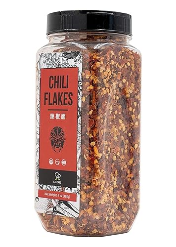 Vista 36 de Soeos Polvo de chile Sichuan prémium de 8 onzas (7.97 oz), todo natural, polvo de chile asiático, sabroso chile rojo picante en polvo de chiles