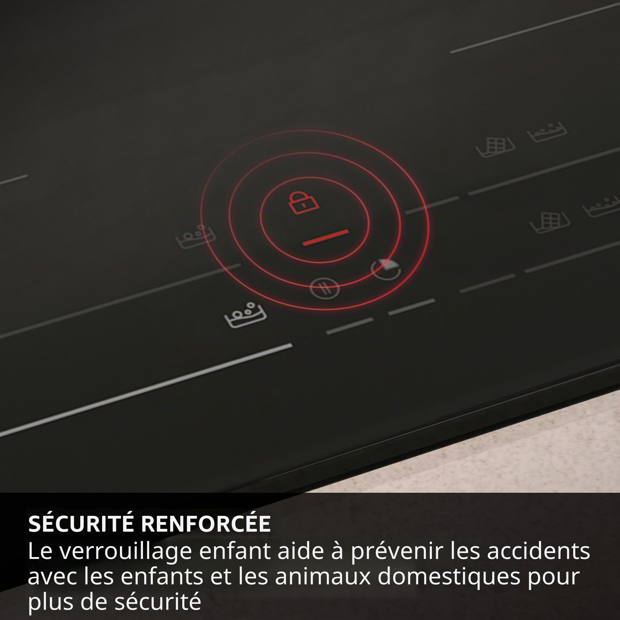 Haier HAISJ64MC, Plaque à induction, Black