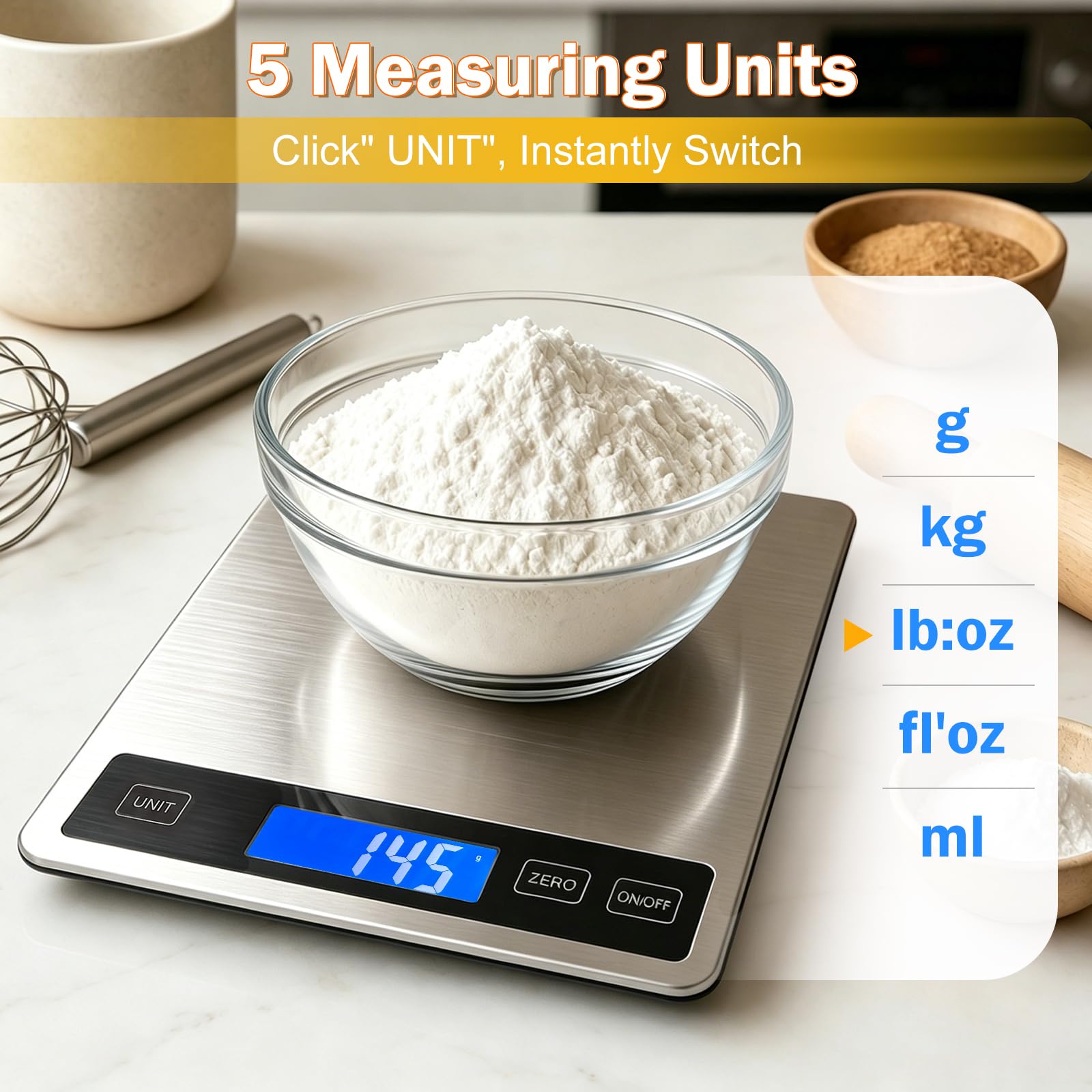 Balance de cuisine numérique 15 kg