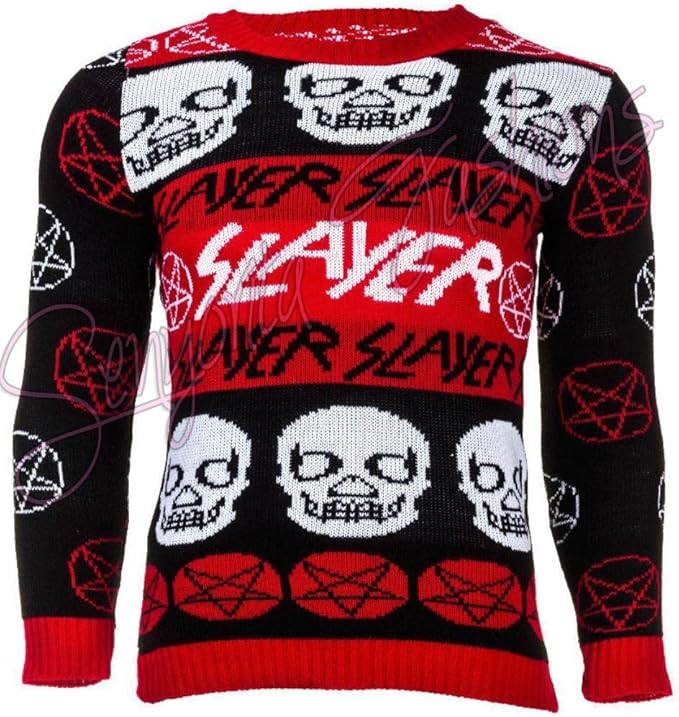 heavy metal xmas jumper