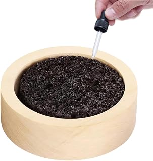 Small Passive Lava Rock Diffuser for Essential Oils - Natural Aromatherapy Stone for Desk, Office, Car & Sauna Room, Decorative Relaxing Home & Spa Decor