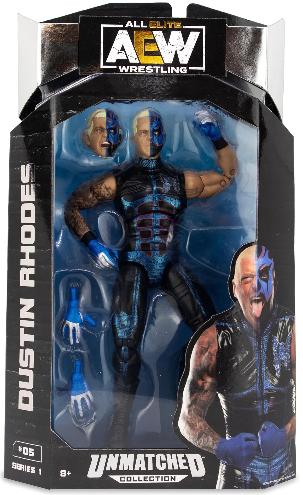 Amazon.com: All Elite Wrestling AEW Dustin Rhodes Unmatched Series
