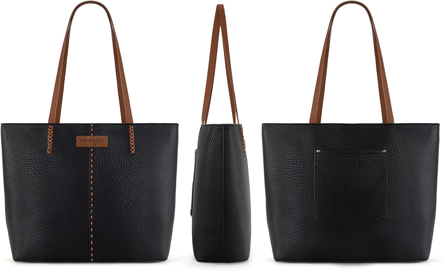 Wrangler Tote Bag for Women Shoulder Purse Hobo Bag Satchel Top Handle Handbag - Image 4