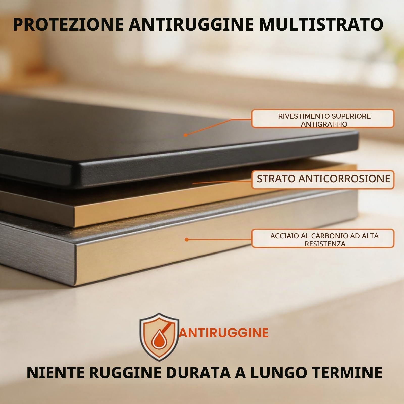 Mantieni organizzati i Ripiani del lavello della Cucina e risparmia Spazio,Scolapiatti da Cucina, lavello per lavastoviglie, Piano di Lavoro, Antipolvere(Black Single Layer,85cm/33.5in)