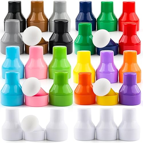 Miniatura 9 de Juego de 9 aplicadores de tinta con estuches de almacenamiento, punteros de papel para aplicación directa de tinta en proyectos de manualidades