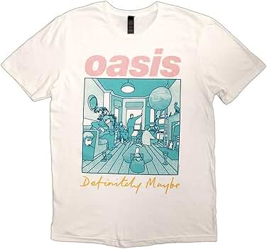 90s USA製 oasis Definitely Maybe Tシャツ (L) Vintage 90's Oasis Definitely Maybe T-Shirt – Mills Vintage USA