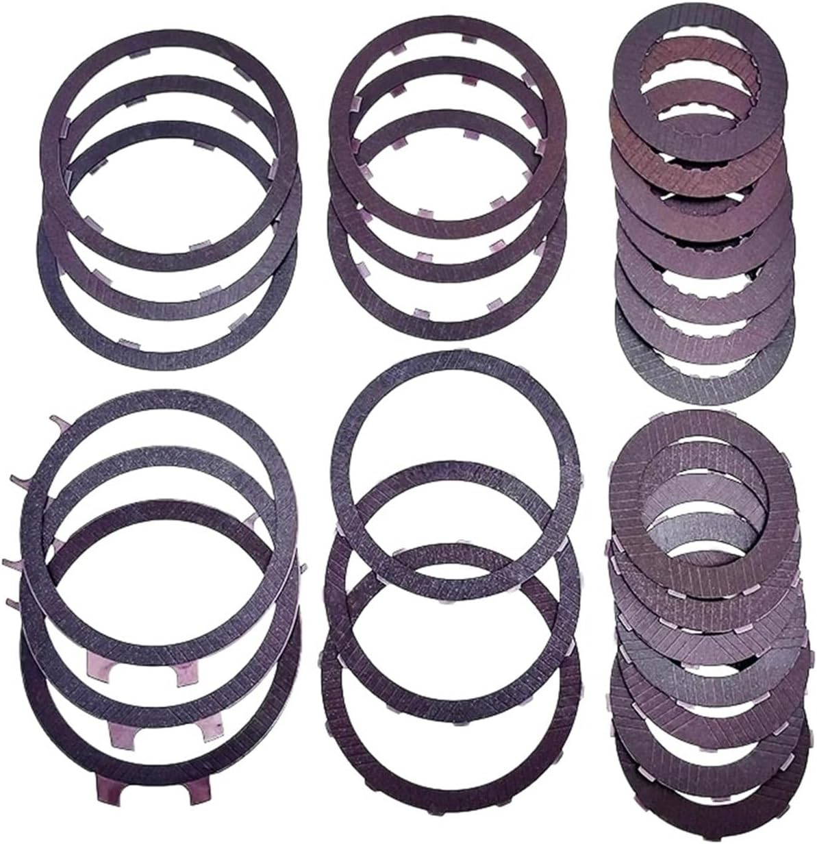 AL4 DPO Auto Transmission Clutch Plates Friction Compatible For Peugeot 1.6L 18pcs/2.0L 26pcs 97-up Car Gearbox Clutch Disc Repair Kit(Friction 1.6L 18pcs)