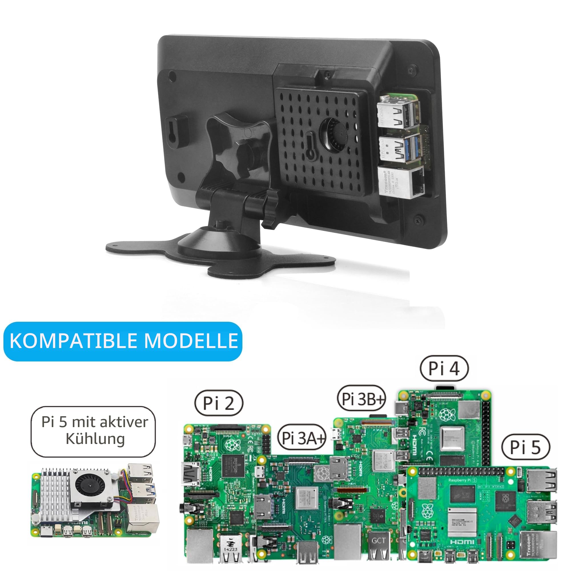 OSOYOO PiStudio Gehäuse mit 17.8 cm IPS DSI V4.0 Touch Screen: eine umfassende Touchscreen-Lösung für Raspberry Pi Projekte