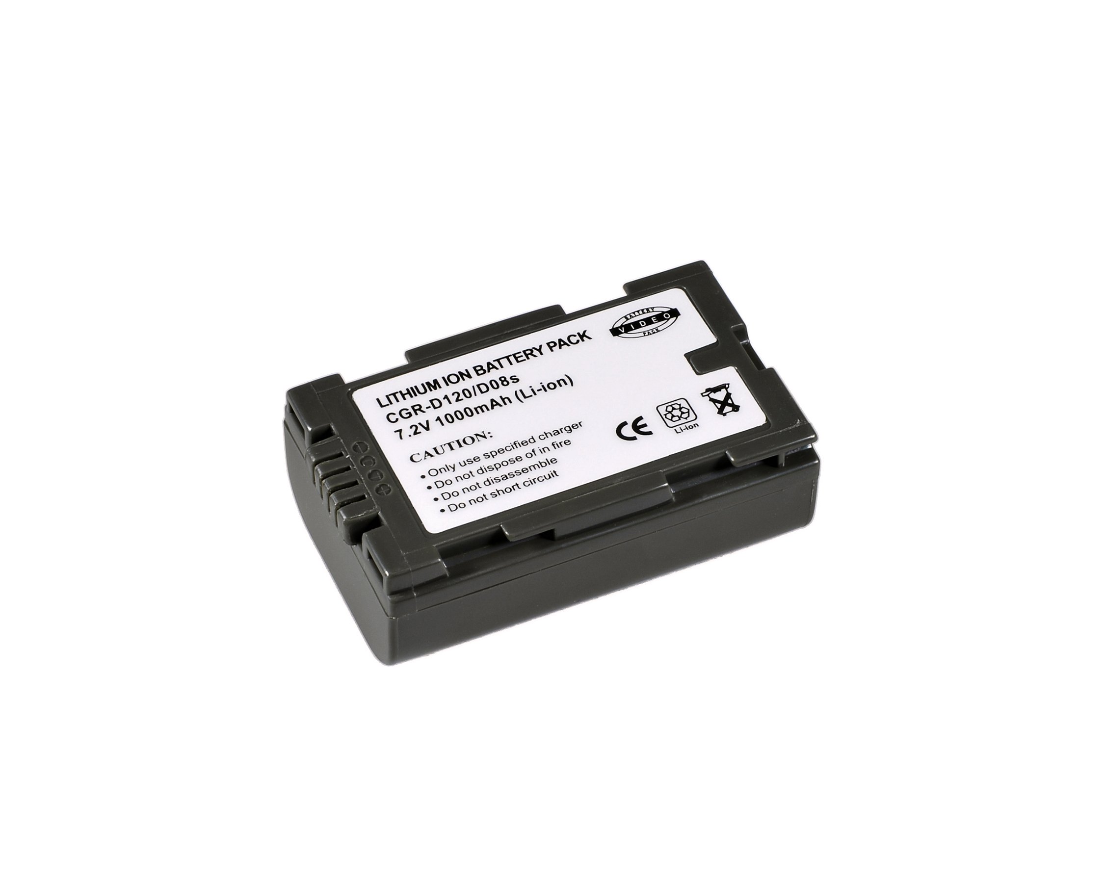 Bresser Batterie de rechange Lithium-Ion pour Panasonic CGR-D120/CGR-D08S