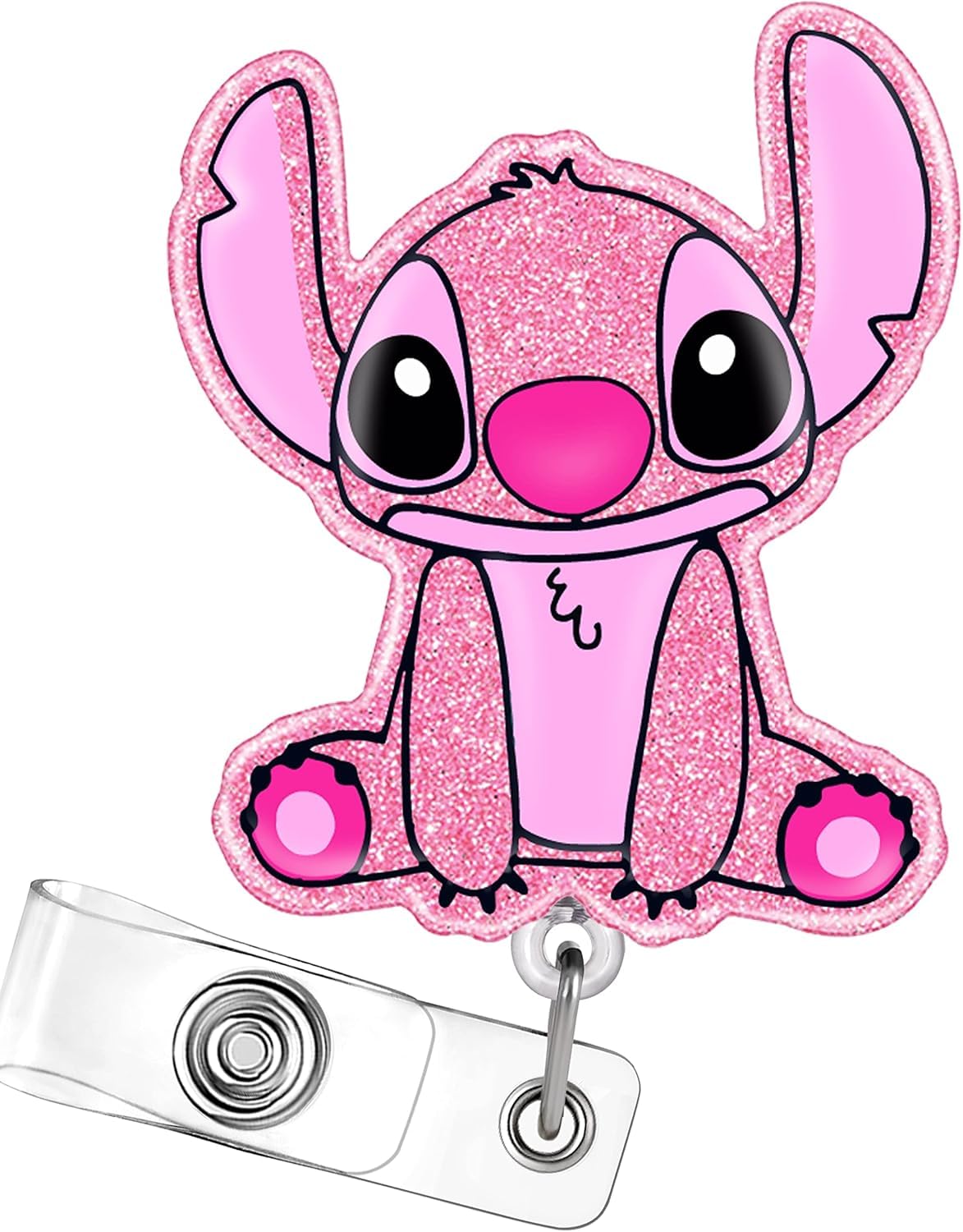 Koyal Wholesale Retractable Badge Reel Holder With Clip, Roses