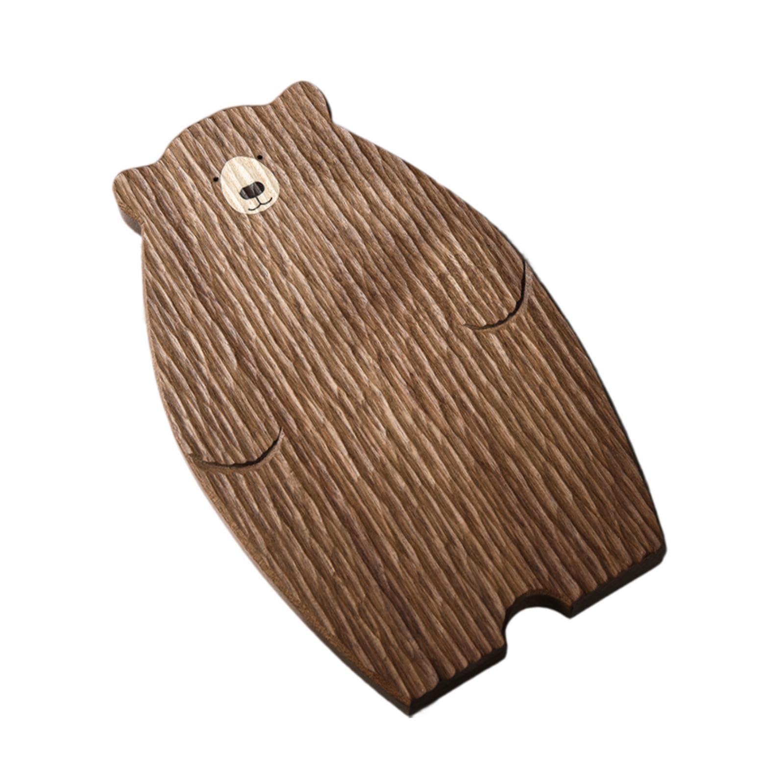 Vassoio Da Portata in Legno a Forma di Orsetto, Carino, Facile Da Pulire E Robusto, Ideale per Matrimoni, Feste di Compleanno, Papà Orso
