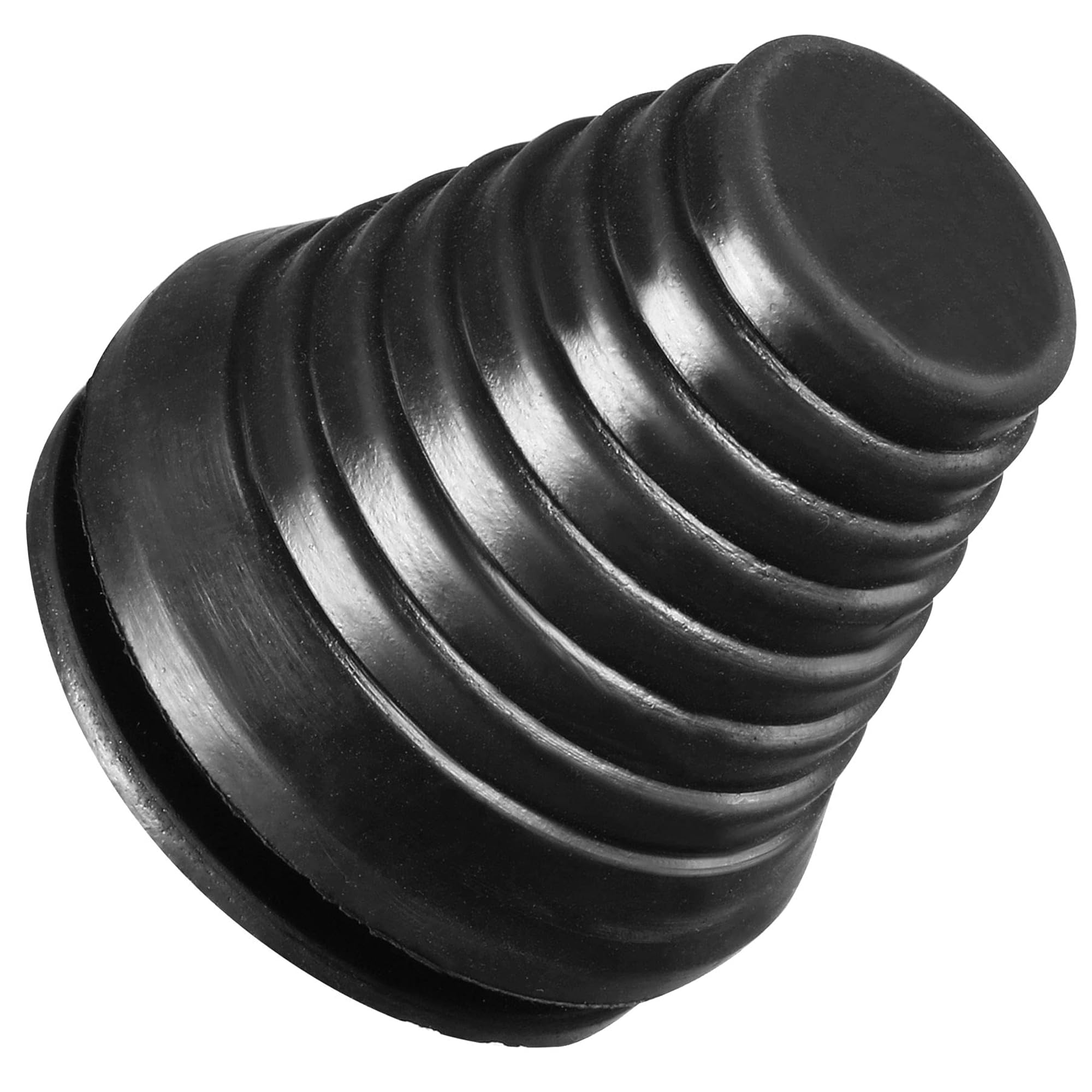 TA-VIGOR 6Pcs Conical Rubber Grommet Mount Dia 30mm Drill Hole Black Tower Shaped Grommets Wire Protection Firewall Hole Plug