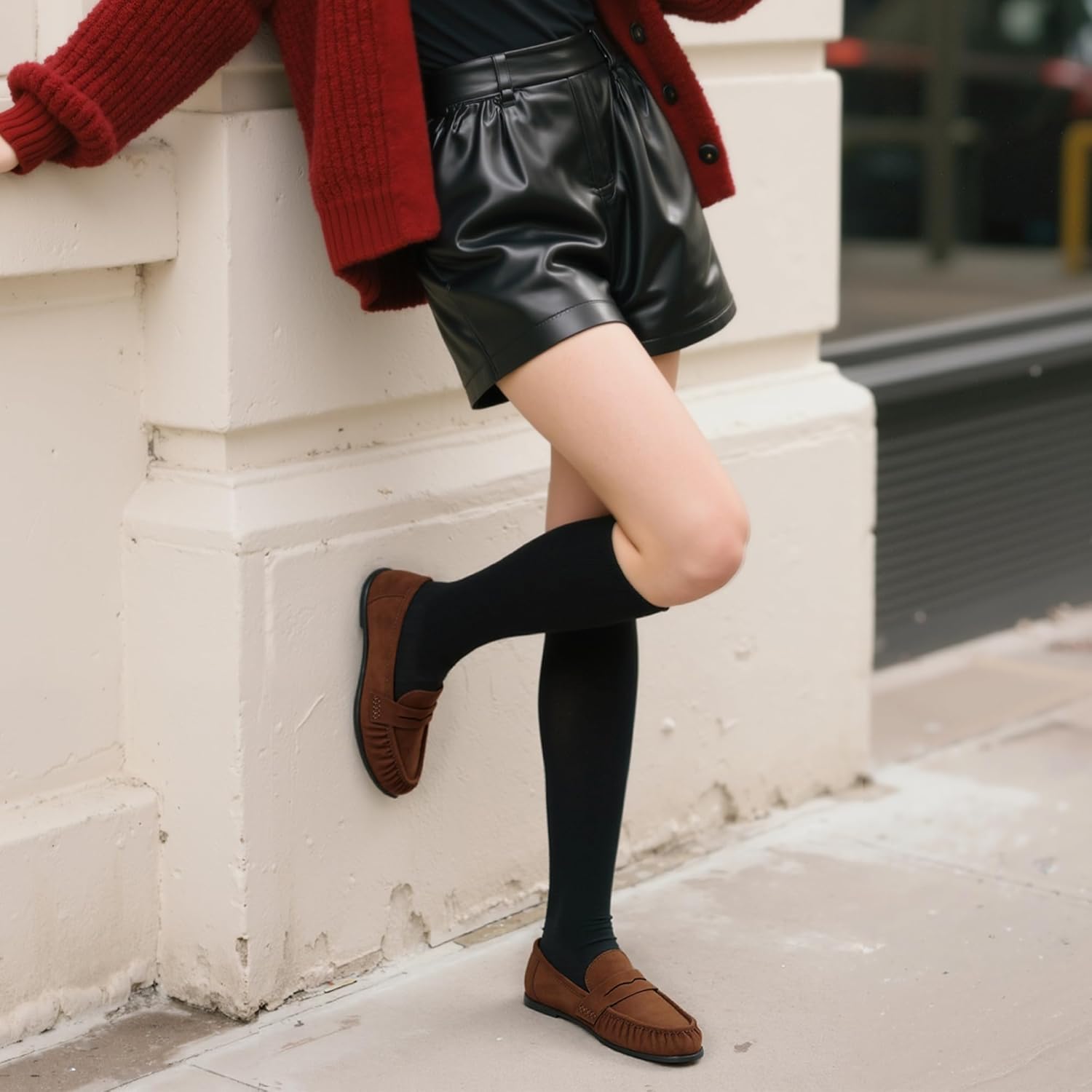 Penny Loafers for Women Flats Shoes Women Dressy Comfortable Moccasins Womens Slip ... - Image 2