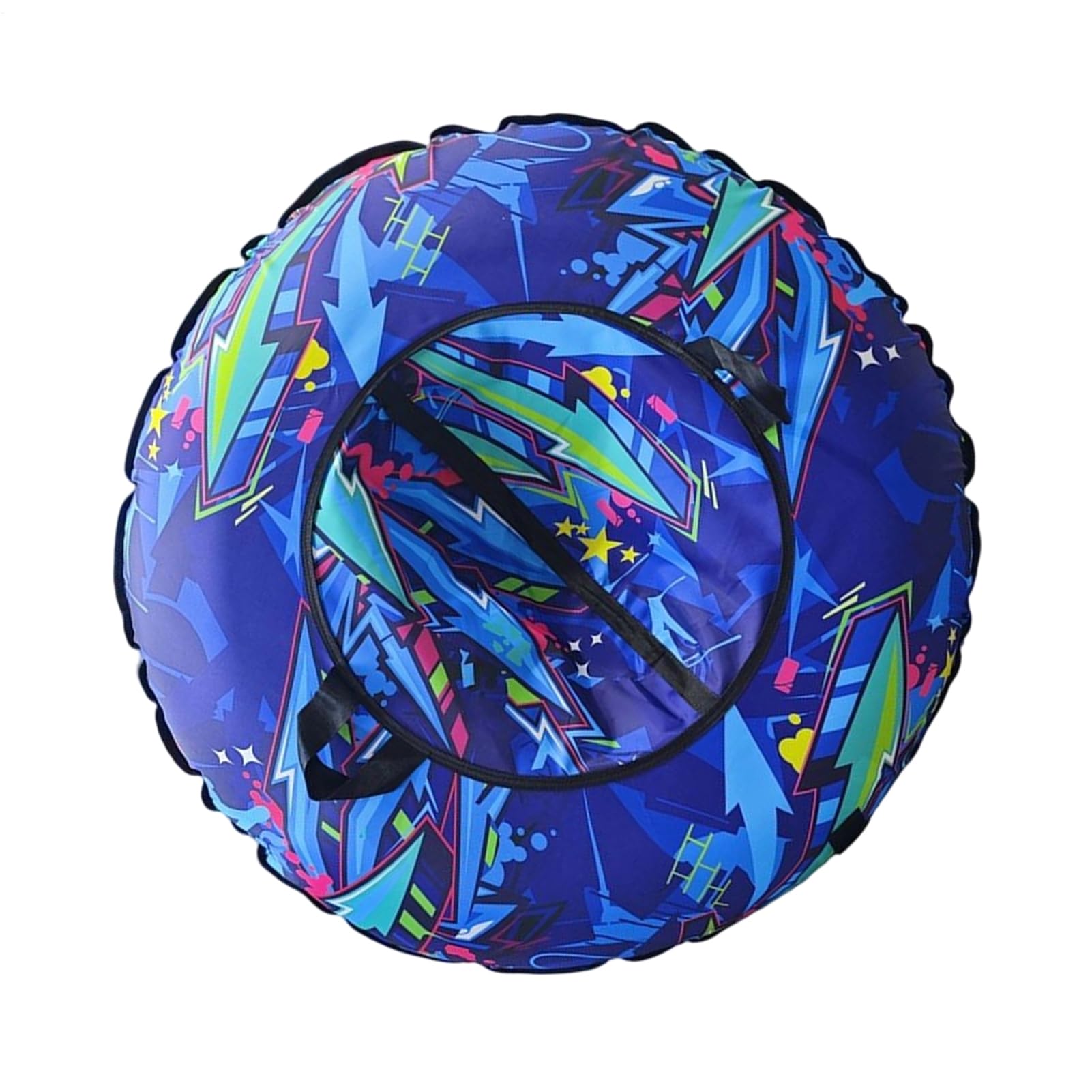 Donut gonflable pour luge | Tapis gonflable en PVC de 104 cm avec poignées, luges pour adultes et enfants en hiver, piscine, camping et extérieur